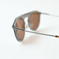 Chic Brown Metal Phantos Sunglasses