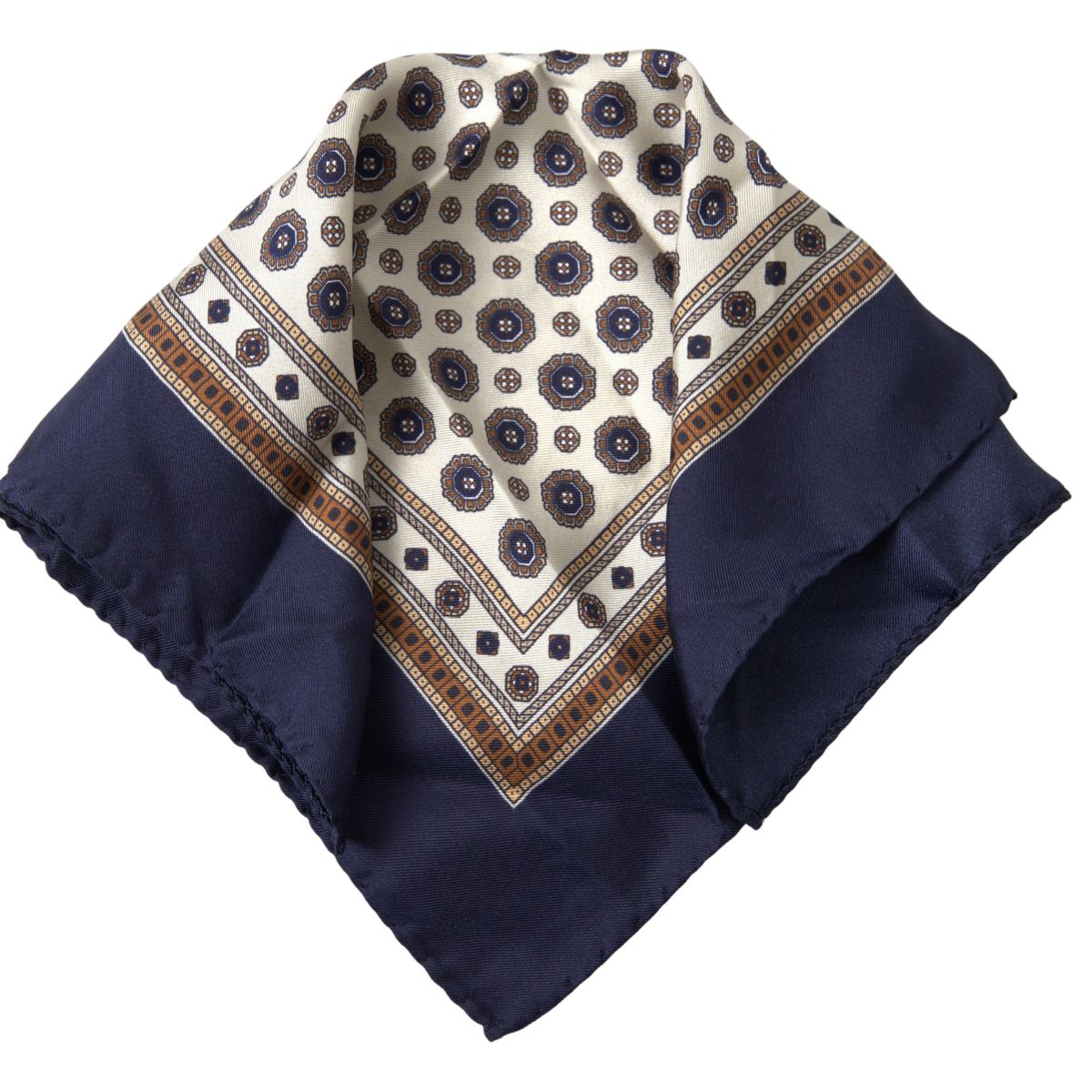 Elegant Multicolor Silk Men's Pocket Square