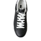 Black White Portofino Low Top Sneakers Men Shoes
