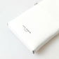 Elegant White Leather Phone Crossbody Bag