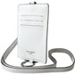 Elegant White Leather Cardholder Lanyard