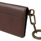 Elegant Brown Leather Cardholder