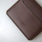 Elegant Brown Leather Cardholder