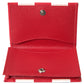 Elegance Unfolded: Red & White Leather Bifold Wallet