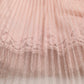 Pink One Shoulder Pleated Lame Tulle Dress