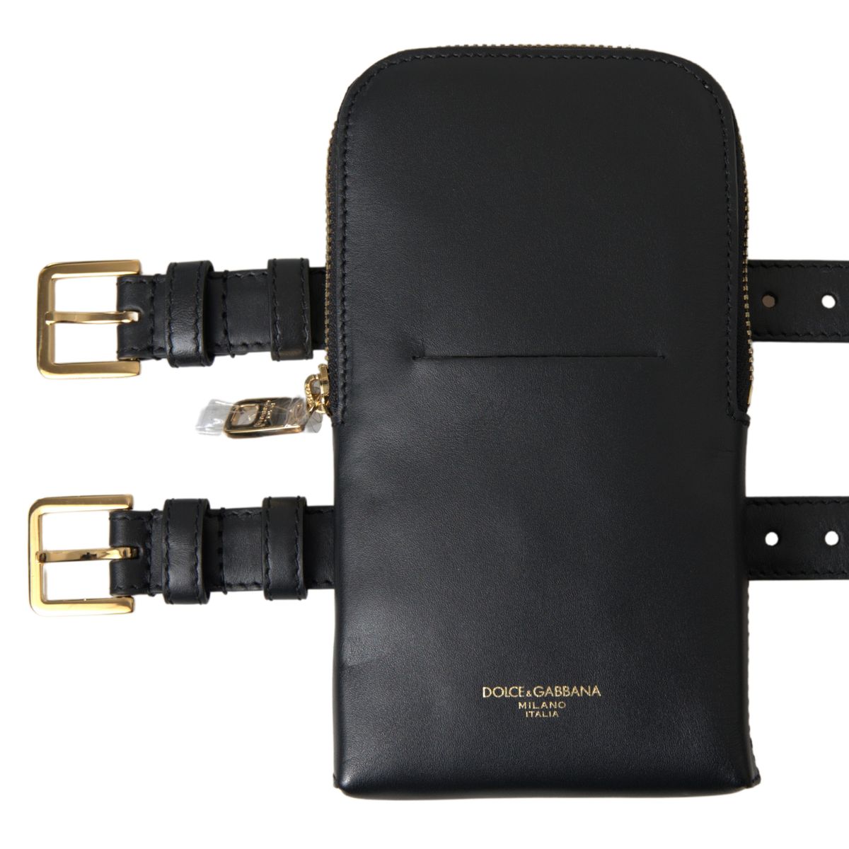 Elegant Leather Wristlet Clutch