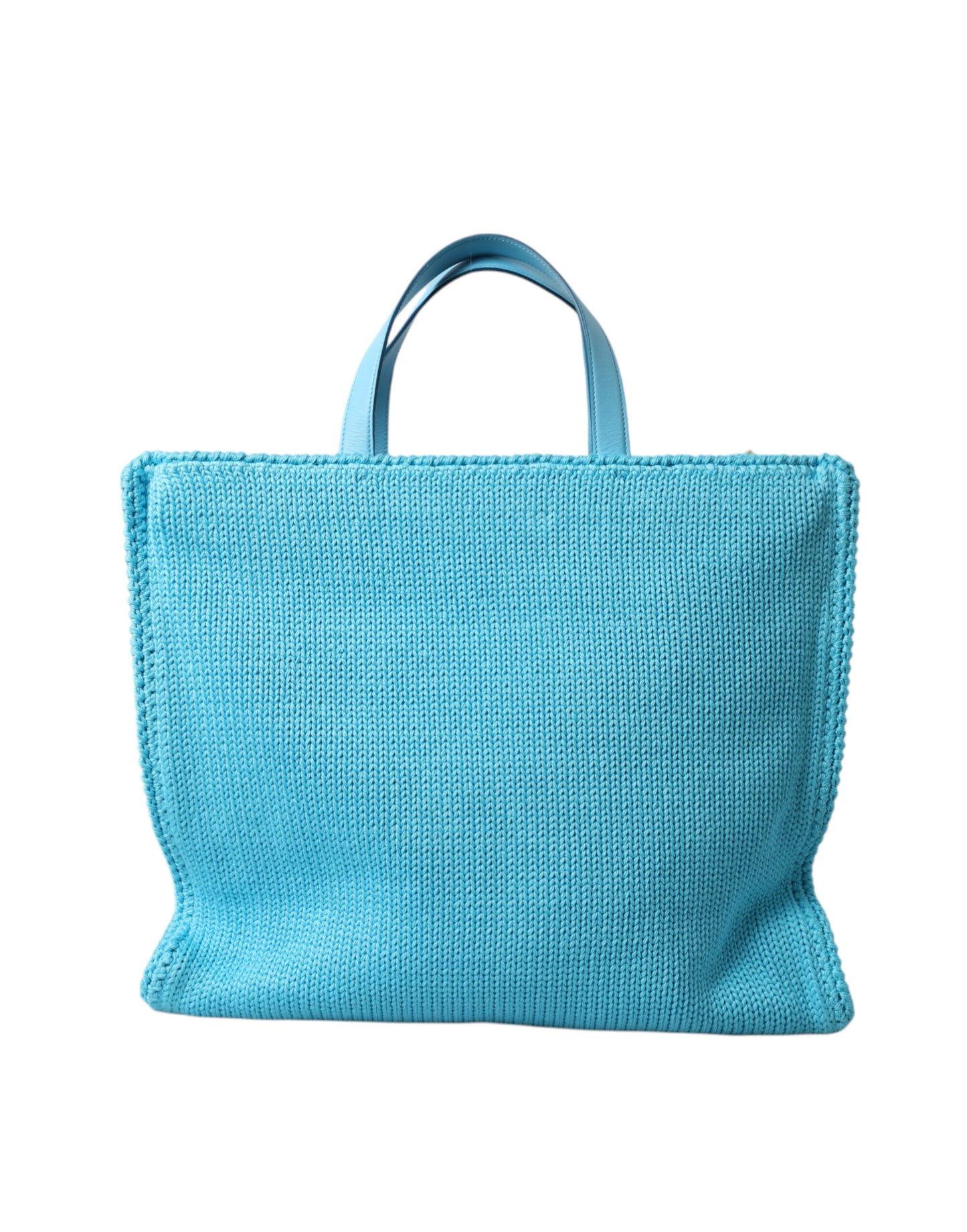 Elegant Turquoise Gold-Accent Tote Bag