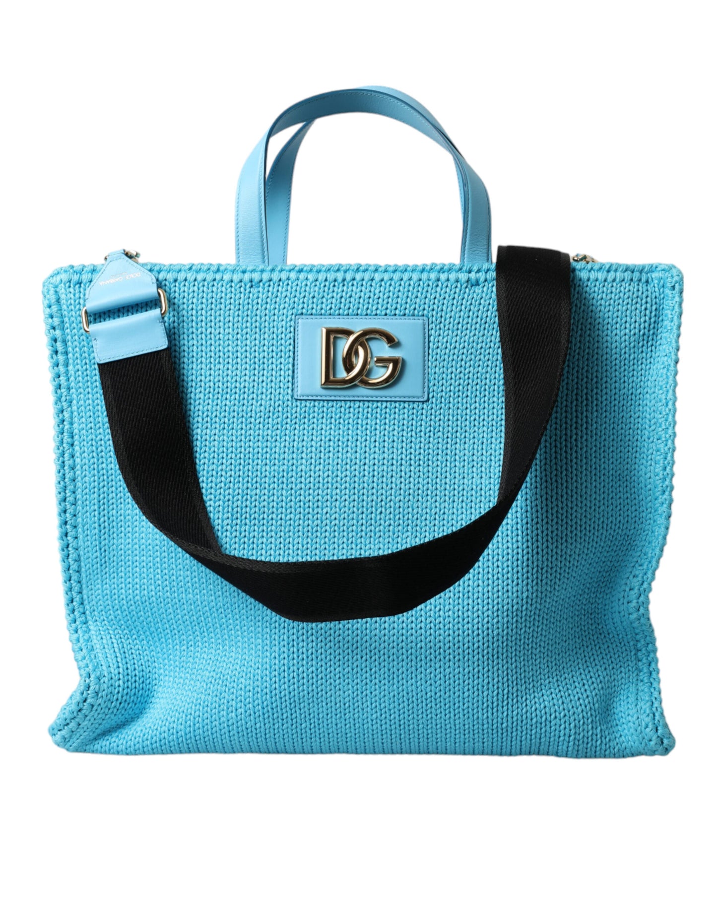 Elegant Turquoise Gold-Accent Tote Bag