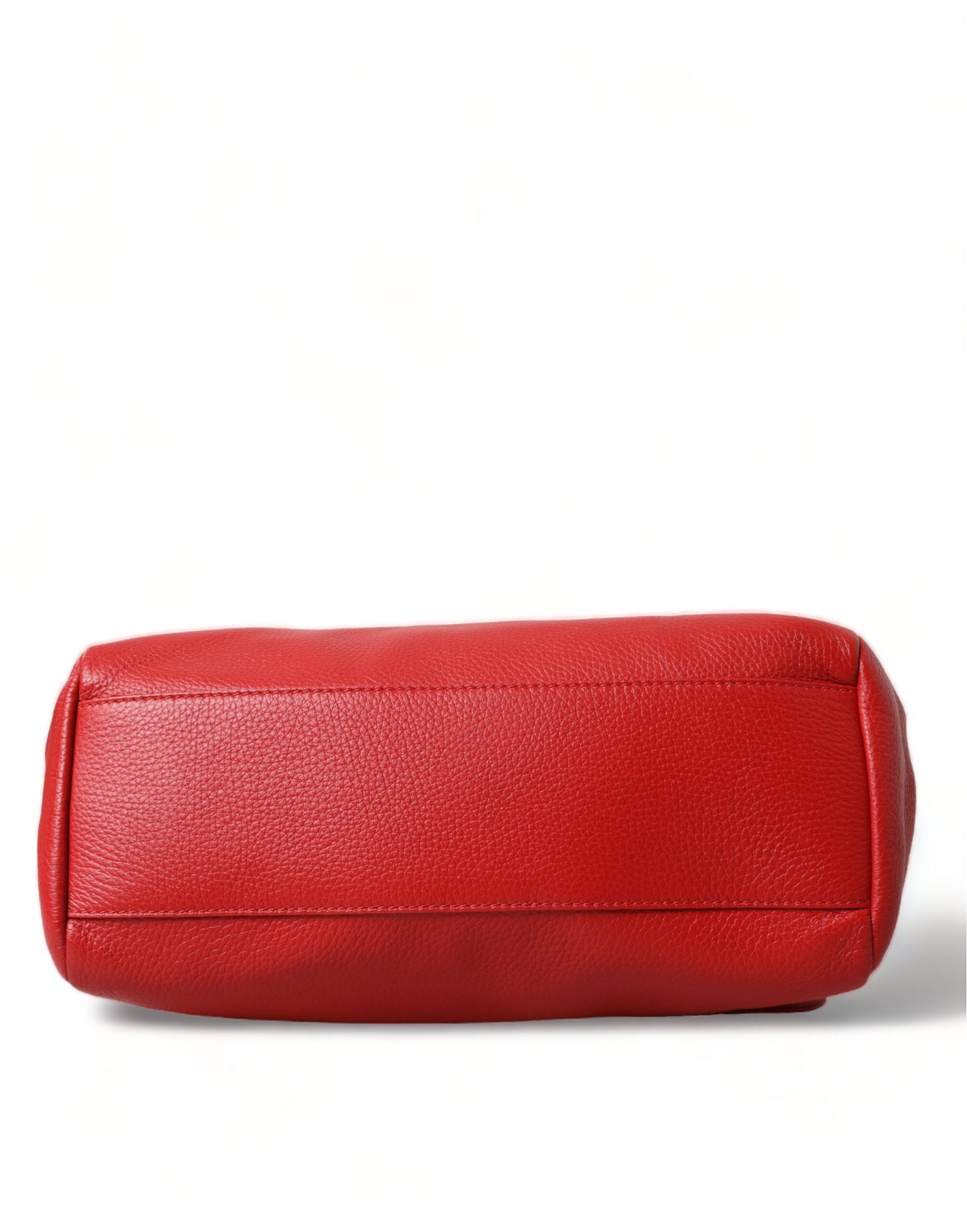 Elegant Deerskin Medium Shoulder Bag in Red