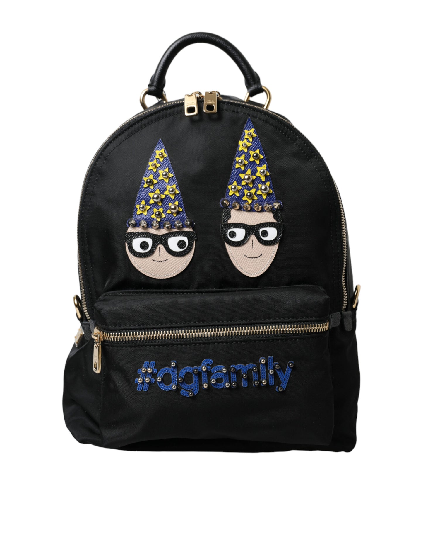 Black Nylon #DGFamily Backpack VULCANO Bag