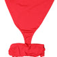 Red Cutout Nylon Sheath Sleeveless Mini Dress