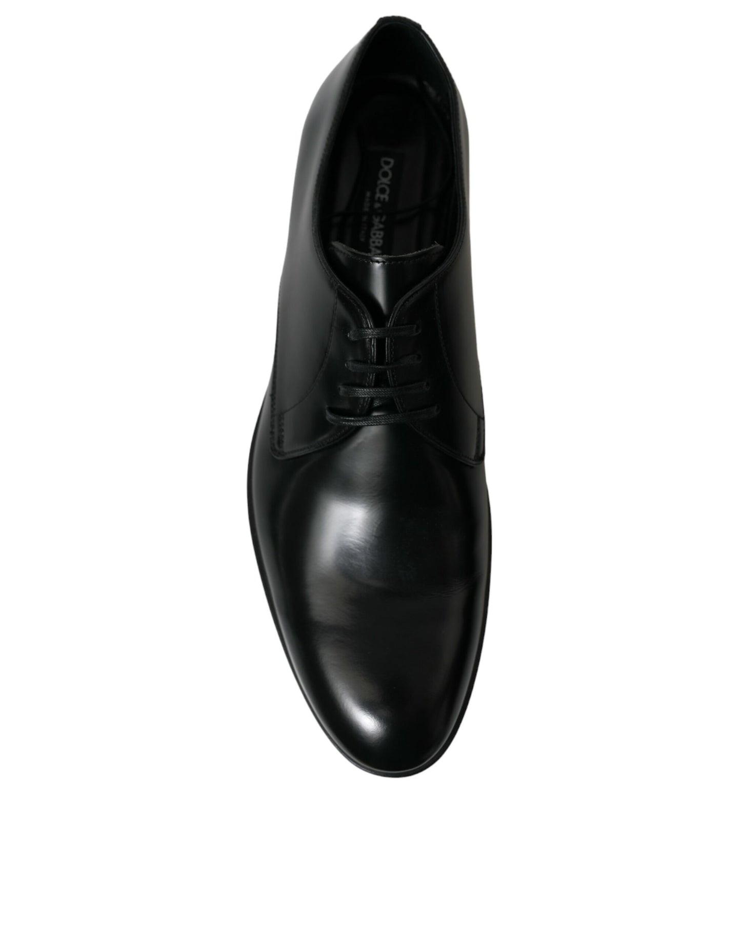 Black Leather Lace Up Men Dress Derby Shoes