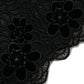 Black Floral Lace Cotton Bodycon Dress