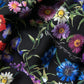 Multicolor Floral Sheath Off Shoulder Dress