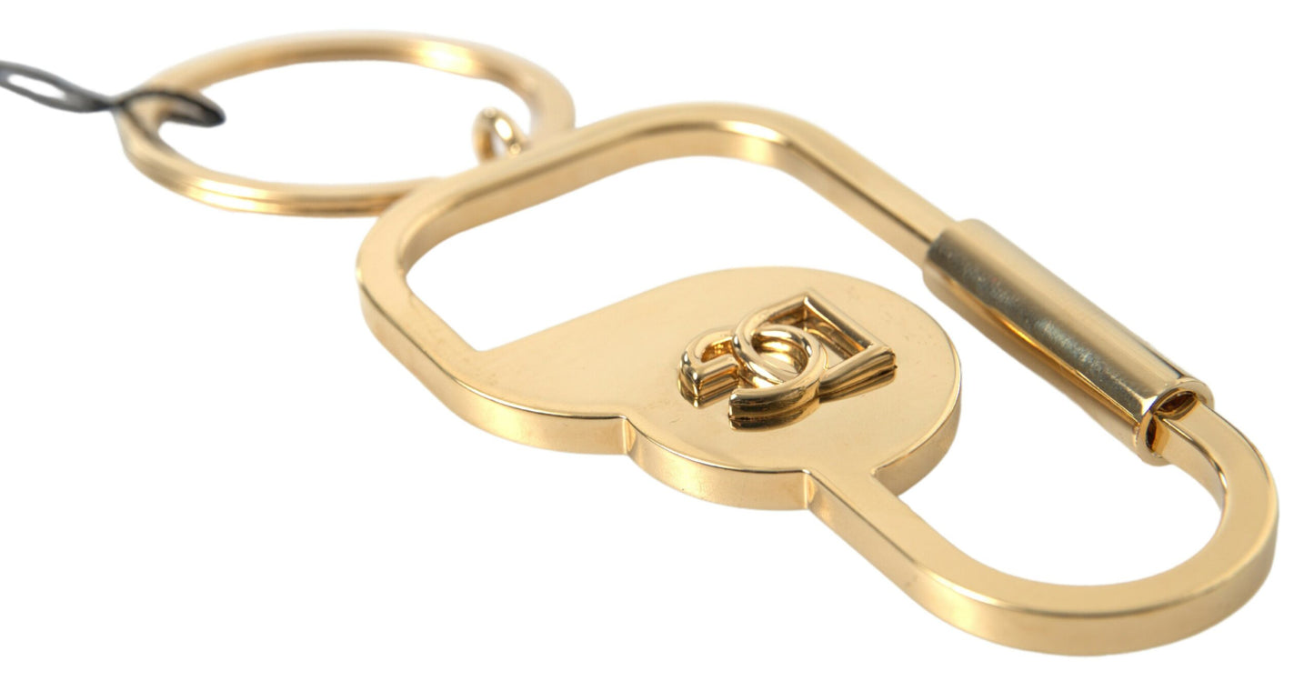 Elegant Gold Metal Keychain Accessory