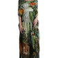 Multicolor Jungle Print A-line Maxi Dress
