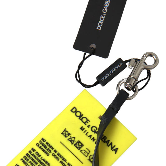 Chic Yellow Keyring with Logo Hardware