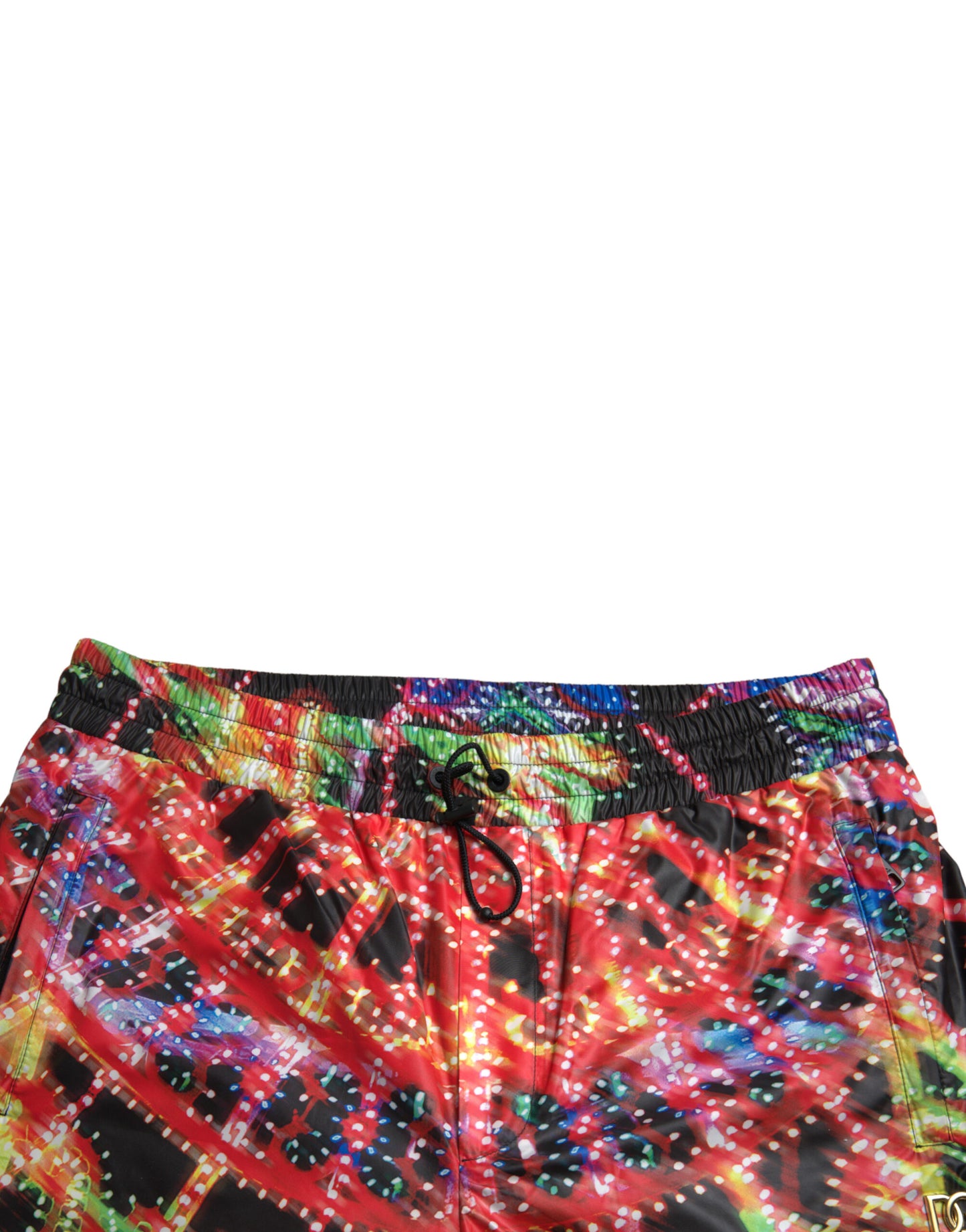 Multicolor Luminarie Print Men Bermuda Shorts