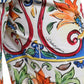 Multicolor Majolica Print Men Bermuda Shorts