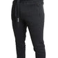 Melange Grey Cotton Jogger Sweatpants Pants