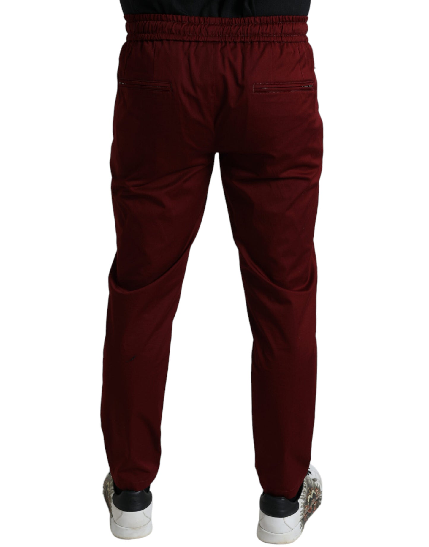 Maroon Jogging Cotton Stretch Men Jogger Pants