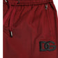 Maroon Jogging Cotton Stretch Men Jogger Pants