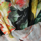 Multicolor Floral Chiffon Tiered Maxi Dress