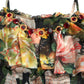 Multicolor Floral Chiffon Tiered Maxi Dress