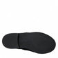 Black Fur Leather Lace Up Derby Dress Shoes