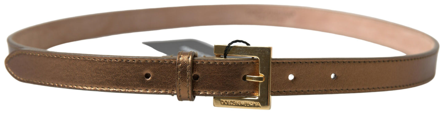 Bronze Italian Leather Belt