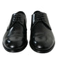 Black Leather Lace Up Men Dress Derby Shoes