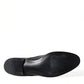 Black Leather Lace Up Men Dress Derby Shoes
