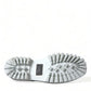 Black White Leather Lace Up Derby Dress Shoes