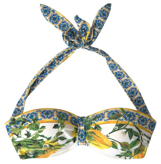 Elegant Majolica Print Two-Piece Bikini