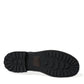 Black Leather Lace Up Mid Calf Boots Shoes