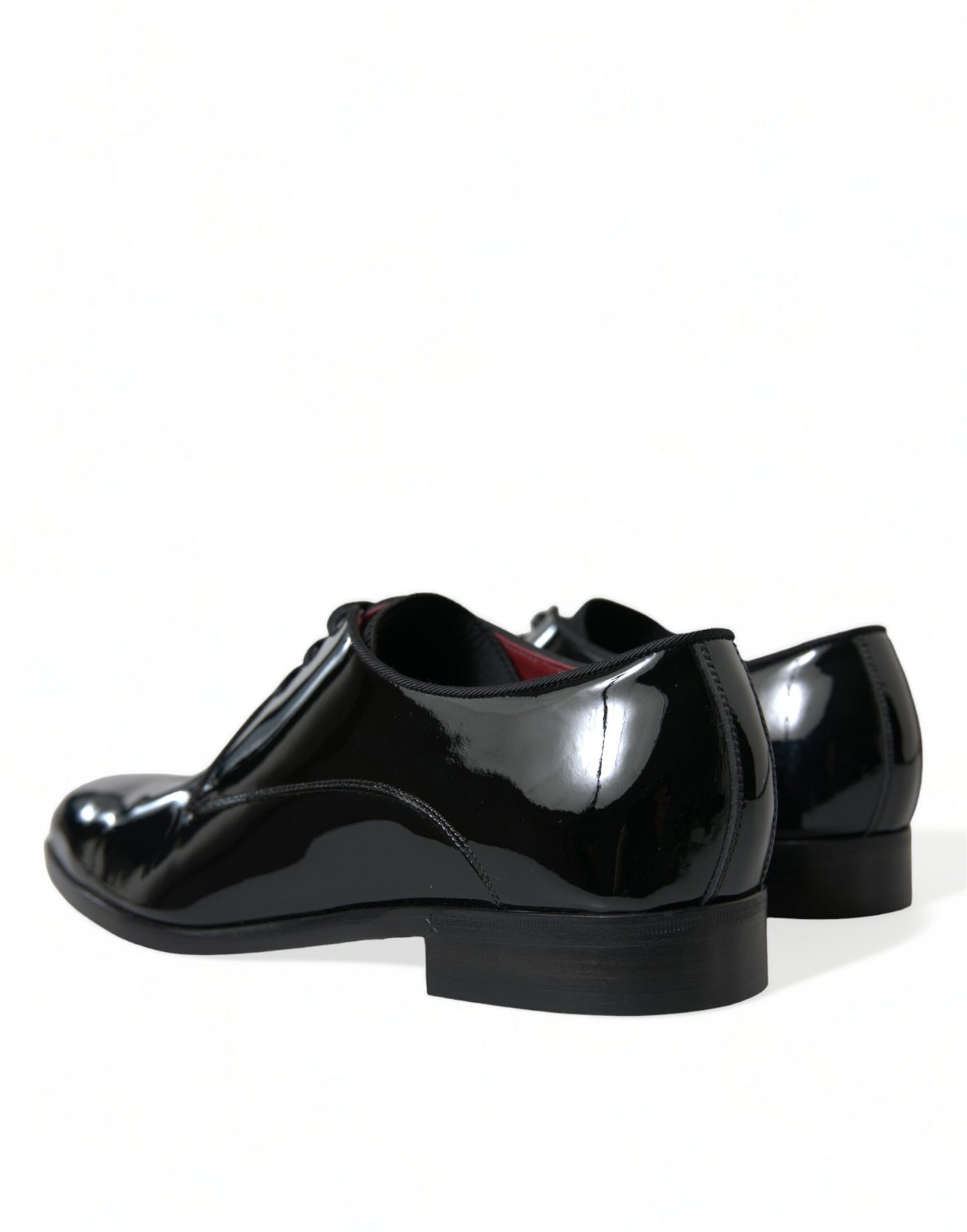 Black Calfskin Leather Derby Dress Shoes