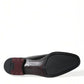 Black Calfskin Leather Derby Dress Shoes