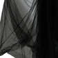 Black Sequined Sleeveless Mesh Layered Gown Dress