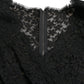Black Bodycon Lace Cotton Sheath Mini Dress