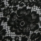 Black Lace Crystal Embellished Sheath Dress