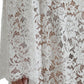 White Lace Crystal Embellished Shift Dress