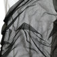 Black White Cotton Sheer Bodycon Midi Dress