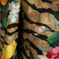 Multicolor Tiger Floral Print Shift Mini Dress