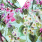 Multicolor Floral V-neck Sheath Midi Dress