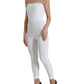 White Nylon Strapless Bodycon Jumpsuit Dress