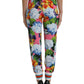Floral High-Rise Drawstring Jogger Pants