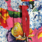 Floral High-Rise Drawstring Jogger Pants
