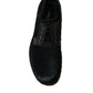 Black Stable Fur Derby SAN PIETRO Dress Shoes