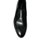 Black Leather Studded Loafers Dress Shoes
