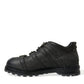 Black Leather Strap Men Ankle Boots Shoes